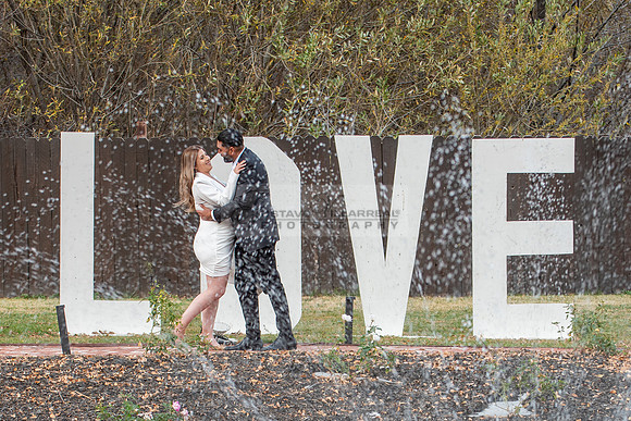 Lourdes and Alberto engagement photo session at Hidden Acres Events, Lytle Creek, California, 323-633-8283