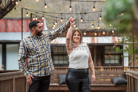 Lourdes and Alberto engagement photo session at Hidden Acres Events, Lytle Creek, California, 323-633-8283