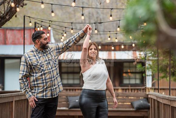 Lourdes and Alberto engagement photo session at Hidden Acres Events, Lytle Creek, California, 323-633-8283