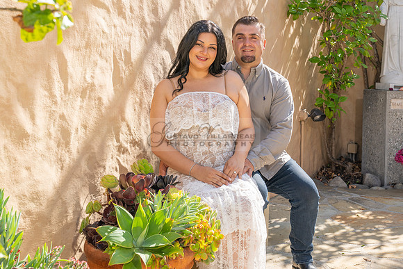 Jessica and Cory engagement photo session at Our Lady of Mount C