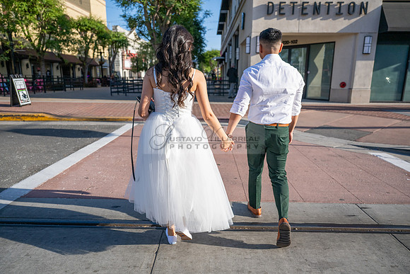 Margarita and Quintiliano engagement, weddings, quinceaneras, photos at La 4th st in Santa ana Ca. Gustavo Villarreal Photography, videographer, 323-633-8283