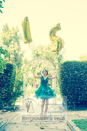 Brianna Gonzalez quinceanera photography session at Heritage Park in Santa Fe Springs Ca.