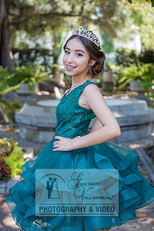 Brianna Gonzalez quinceanera photography session at Heritage Park in Santa Fe Springs Ca.