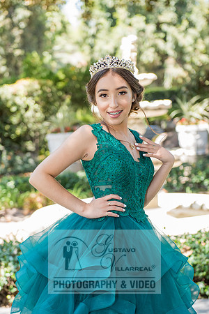 Brianna Gonzalez quinceanera photography session at Heritage Park in Santa Fe Springs Ca.