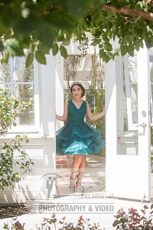 Brianna Gonzalez quinceanera photography session at Heritage Park in Santa Fe Springs Ca.