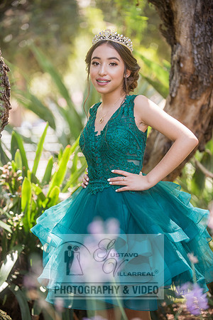 Brianna Gonzalez quinceanera photography session at Heritage Park in Santa Fe Springs Ca.