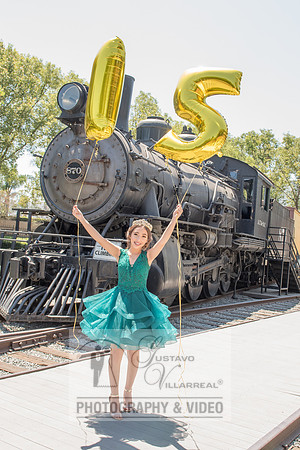 Brianna Gonzalez quinceanera photography session at Heritage Park in Santa Fe Springs Ca.