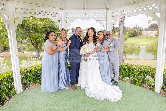 Thalial and Francisco wedding reception at La Mirada Golf course in