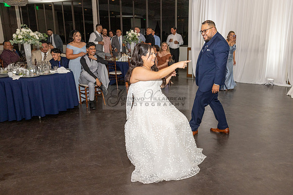 Thalial and Francisco wedding reception at La Mirada Golf course in