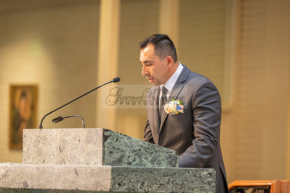Sandra and Manuel wedding ceremony at St. Mary Catholic church in Escondido Ca, reception at Boulder Oaks Golf Course, Escondido Ca, Gustavo Villarreal Photography, videographer, 323-633-8283, www.gvp