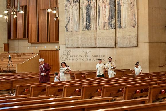 Baptism photographer, videographer at Cathedral of our Lady of Angeles in Los Angeles Ca. Gustavo Villarreal Photography, 323-633-8283, www.gvphotoandvideo.com
