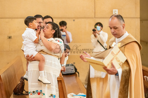 Baptism photographer, videographer at Cathedral of our Lady of Angeles in Los Angeles Ca. Gustavo Villarreal Photography, 323-633-8283, www.gvphotoandvideo.com