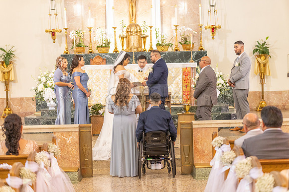 Thalial and Francisco wedding reception at La Mirada Golf course in