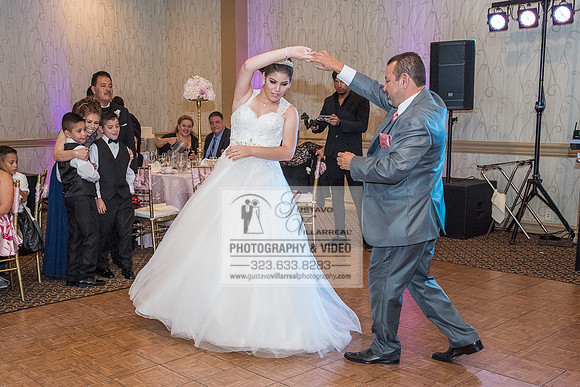 Andrea Lissette quinceaneras, sweet sixteens, weddings, family portraits, anniversaries, photography and video at Miraculos medal catholic church in Montebello,  receptions at Quiet Cannon Montebello,