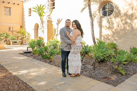 Jessica and Cory engagement photo session at Our Lady of Mount C