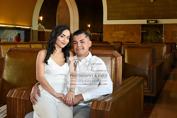 engagement photos at Union Station Downtown Los Angeles, Weddings photography, Quinceaneras photo and video in Los Angeles, Sweet Sixteens photography in Pasadena, 323-633-8283, www.gustavovillarreal