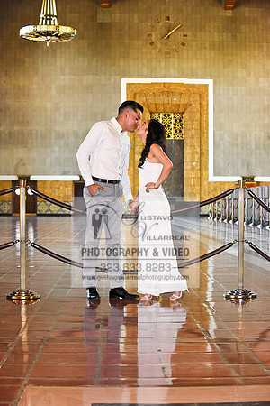 engagement photos at Union Station Downtown Los Angeles, Weddings photography, Quinceaneras photo and video in Los Angeles, Sweet Sixteens photography in Pasadena, 323-633-8283, www.gustavovillarreal