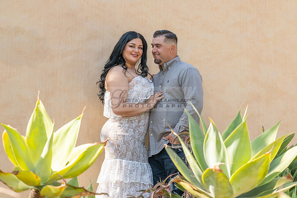 Jessica and Cory engagement photo session at Our Lady of Mount C