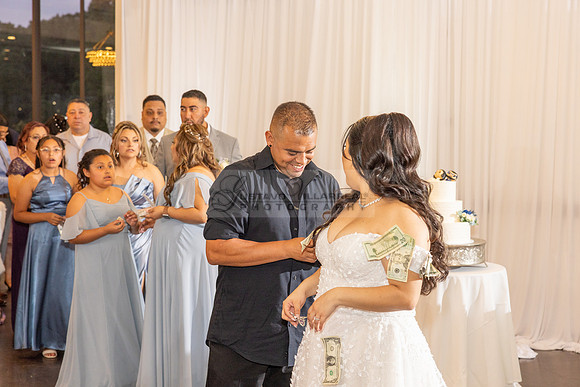 Thalial and Francisco wedding reception at La Mirada Golf course in