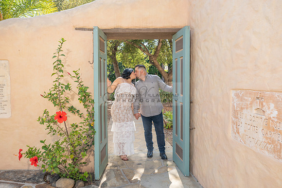 Jessica and Cory engagement photo session at Our Lady of Mount C