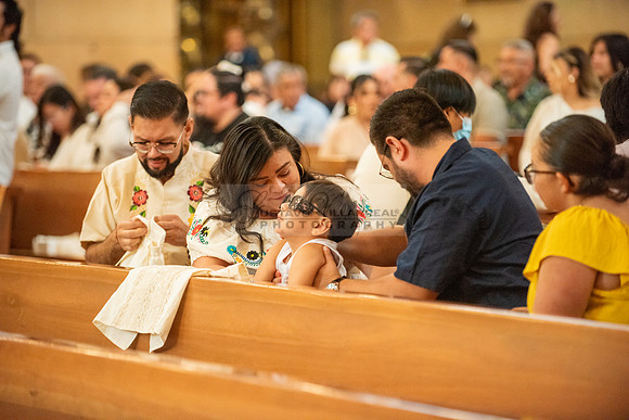 Baptism photographer, videographer at Cathedral of our Lady of Angeles in Los Angeles Ca. Gustavo Villarreal Photography, 323-633-8283, www.gvphotoandvideo.com