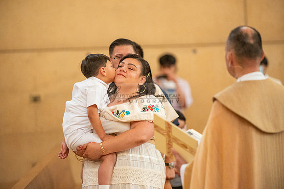 Baptism photographer, videographer at Cathedral of our Lady of Angeles in Los Angeles Ca. Gustavo Villarreal Photography, 323-633-8283, www.gvphotoandvideo.com