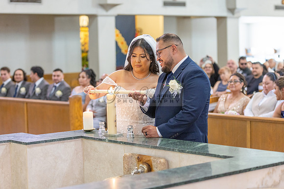 Thalial and Francisco wedding reception at La Mirada Golf course in