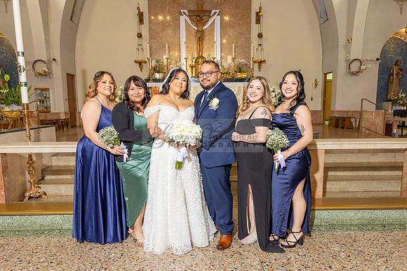 Thalial and Francisco wedding reception at La Mirada Golf course in