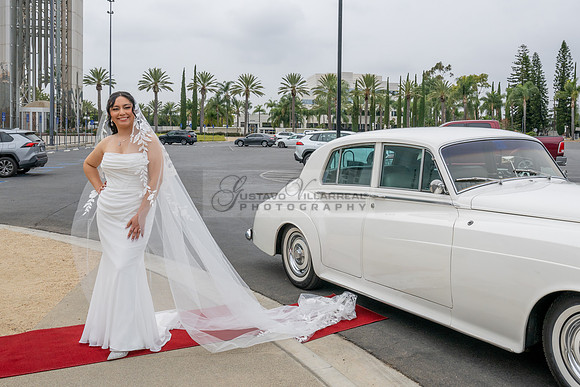 Bryan and Diana wedding ceremony at The Christ Cathedral in Garden Grove Ca, reception at The White House Event Center Anaheim Ca, Gustavo Villarreal photography, videography, 323-633-8283, www.gvphot