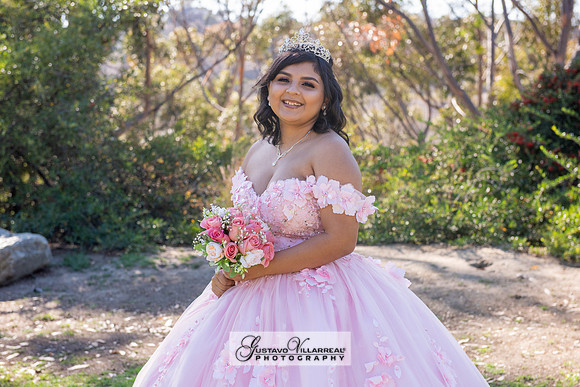 Brianna Villafan Quinceanera photography and video at Kenneth Hahn State Park in Los Angeles Ca, Salehs Palace reception hall in Whittier Ca by Gustavo Villarreal photography