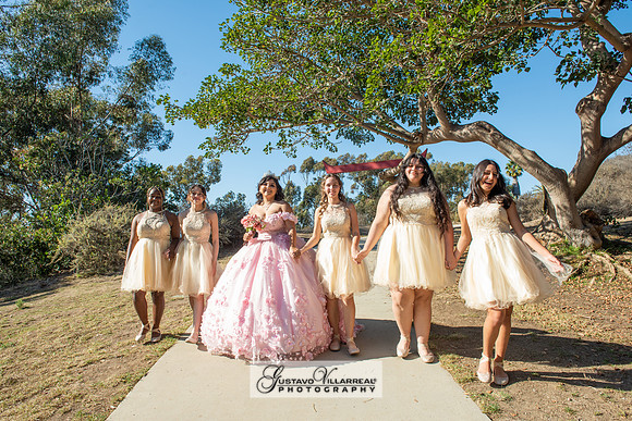 Brianna Villafan Quinceanera photography and video at Kenneth Hahn State Park in Los Angeles Ca, Salehs Palace reception hall in Whittier Ca by Gustavo Villarreal photography