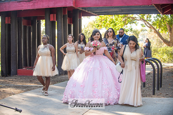 Brianna Villafan Quinceanera photography and video at Kenneth Hahn State Park in Los Angeles Ca, Salehs Palace reception hall in Whittier Ca by Gustavo Villarreal photography