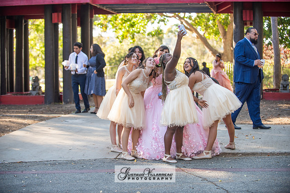 Brianna Villafan Quinceanera photography and video at Kenneth Hahn State Park in Los Angeles Ca, Salehs Palace reception hall in Whittier Ca by Gustavo Villarreal photography