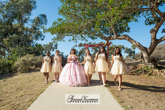 Brianna Villafan Quinceanera photography and video at Kenneth Hahn State Park in Los Angeles Ca, Salehs Palace reception hall in Whittier Ca by Gustavo Villarreal photography