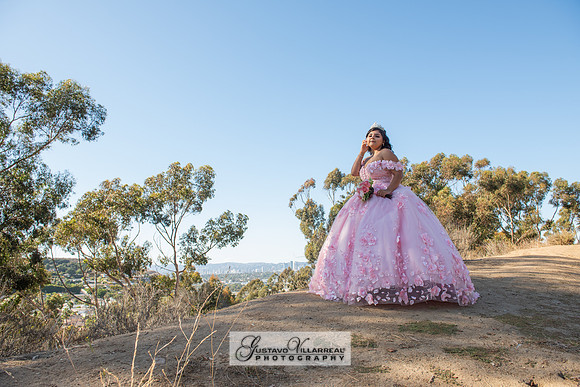Brianna Villafan Quinceanera photography and video at Kenneth Hahn State Park in Los Angeles Ca, Salehs Palace reception hall in Whittier Ca by Gustavo Villarreal photography