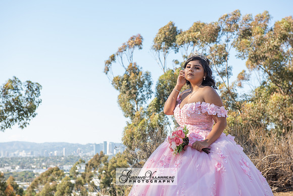 Brianna Villafan Quinceanera photography and video at Kenneth Hahn State Park in Los Angeles Ca, Salehs Palace reception hall in Whittier Ca by Gustavo Villarreal photography