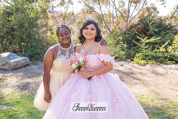 Brianna Villafan Quinceanera photography and video at Kenneth Hahn State Park in Los Angeles Ca, Salehs Palace reception hall in Whittier Ca by Gustavo Villarreal photography