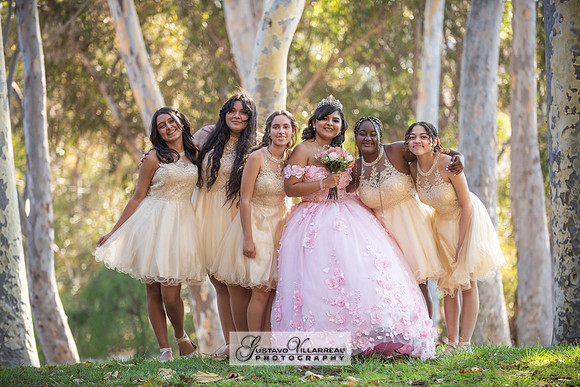Brianna Villafan Quinceanera photography and video at Kenneth Hahn State Park in Los Angeles Ca, Salehs Palace reception hall in Whittier Ca by Gustavo Villarreal photography