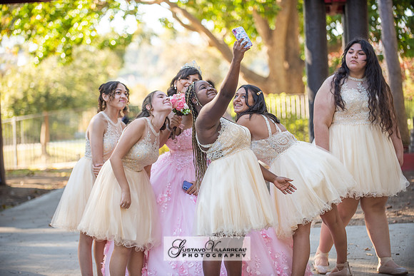 Brianna Villafan Quinceanera photography and video at Kenneth Hahn State Park in Los Angeles Ca, Salehs Palace reception hall in Whittier Ca by Gustavo Villarreal photography