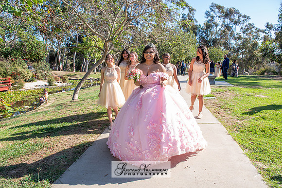 Brianna Villafan Quinceanera photography and video at Kenneth Hahn State Park in Los Angeles Ca, Salehs Palace reception hall in Whittier Ca by Gustavo Villarreal photography
