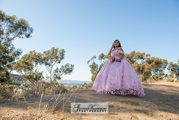 Brianna Villafan Quinceanera photography and video at Kenneth Hahn State Park in Los Angeles Ca, Salehs Palace reception hall in Whittier Ca by Gustavo Villarreal photography
