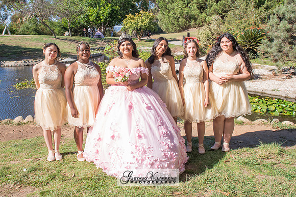 Brianna Villafan Quinceanera photography and video at Kenneth Hahn State Park in Los Angeles Ca, Salehs Palace reception hall in Whittier Ca by Gustavo Villarreal photography