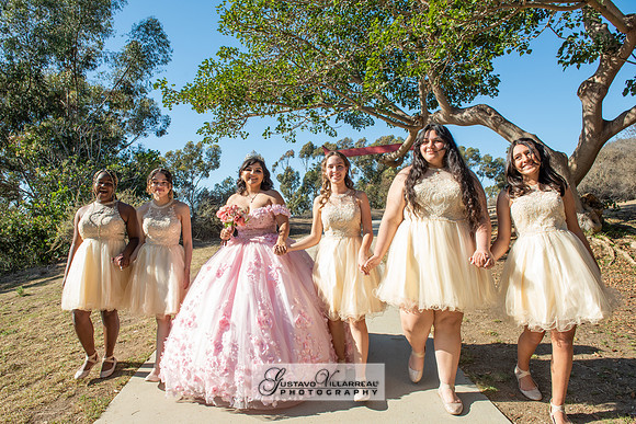 Brianna Villafan Quinceanera photography and video at Kenneth Hahn State Park in Los Angeles Ca, Salehs Palace reception hall in Whittier Ca by Gustavo Villarreal photography