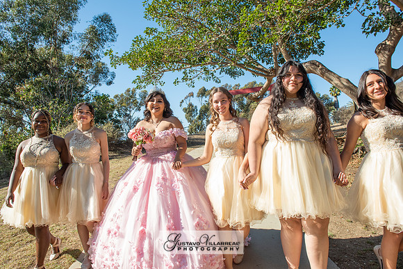 Brianna Villafan Quinceanera photography and video at Kenneth Hahn State Park in Los Angeles Ca, Salehs Palace reception hall in Whittier Ca by Gustavo Villarreal photography