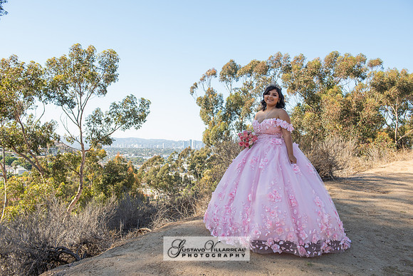 Brianna Villafan Quinceanera photography and video at Kenneth Hahn State Park in Los Angeles Ca, Salehs Palace reception hall in Whittier Ca by Gustavo Villarreal photography