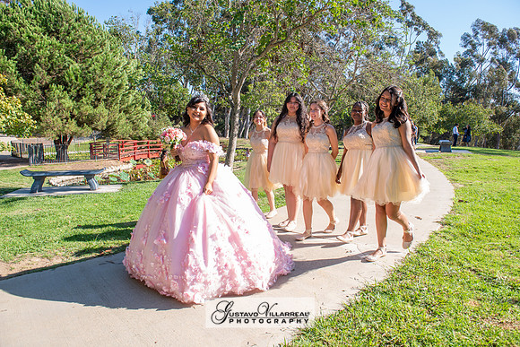 Brianna Villafan Quinceanera photography and video at Kenneth Hahn State Park in Los Angeles Ca, Salehs Palace reception hall in Whittier Ca by Gustavo Villarreal photography