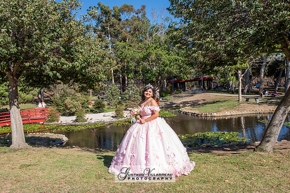 Brianna Villafan Quinceanera photography and video at Kenneth Hahn State Park in Los Angeles Ca, Salehs Palace reception hall in Whittier Ca by Gustavo Villarreal photography