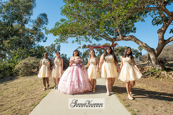 Brianna Villafan Quinceanera photography and video at Kenneth Hahn State Park in Los Angeles Ca, Salehs Palace reception hall in Whittier Ca by Gustavo Villarreal photography