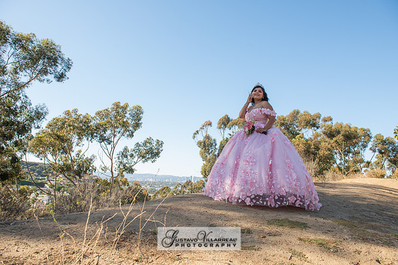 Brianna Villafan Quinceanera photography and video at Kenneth Hahn State Park in Los Angeles Ca, Salehs Palace reception hall in Whittier Ca by Gustavo Villarreal photography