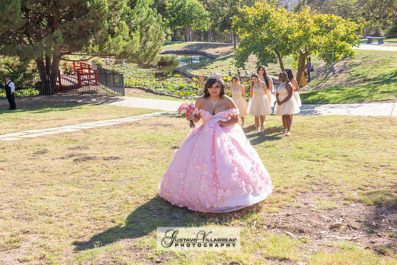 Brianna Villafan Quinceanera photography and video at Kenneth Hahn State Park in Los Angeles Ca, Salehs Palace reception hall in Whittier Ca by Gustavo Villarreal photography